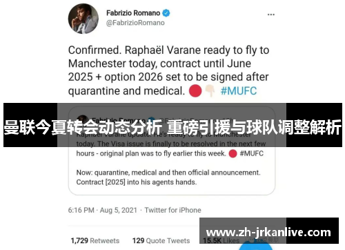 曼联今夏转会动态分析 重磅引援与球队调整解析 曼联今夏转会动态分析 重磅引援与球队调整解析